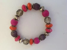 Multicolour expandable bracelet, costume jewellery