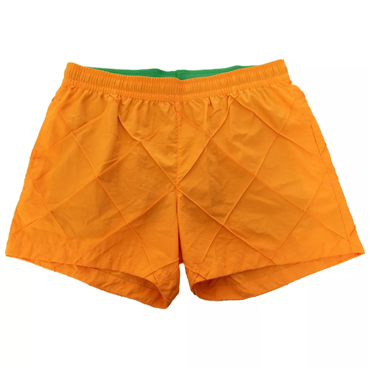 BOTTEGA VENETA 550$ Short Length Slim Fit Swim Shorts - Orange