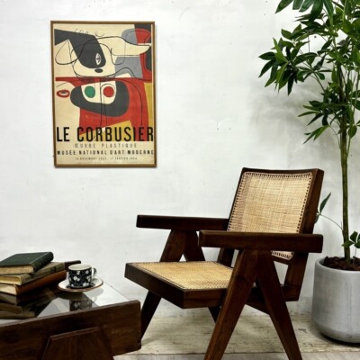 Le Corbusier 1954 Vintage Exhibition Poster Original Lithograph