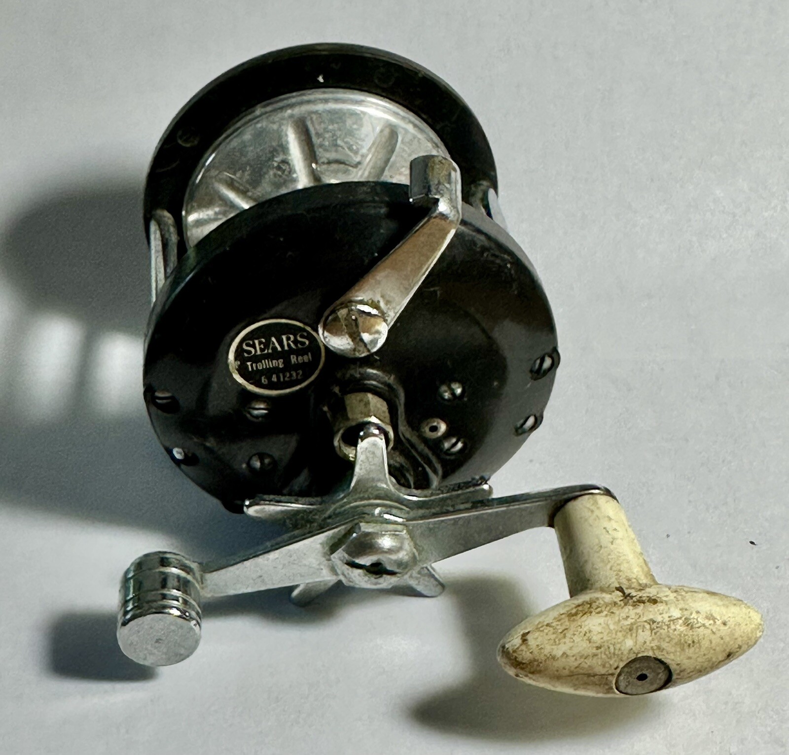 Sears Vintage Rapid Retrieve Saltwater Ocean Fishing Reel Wh