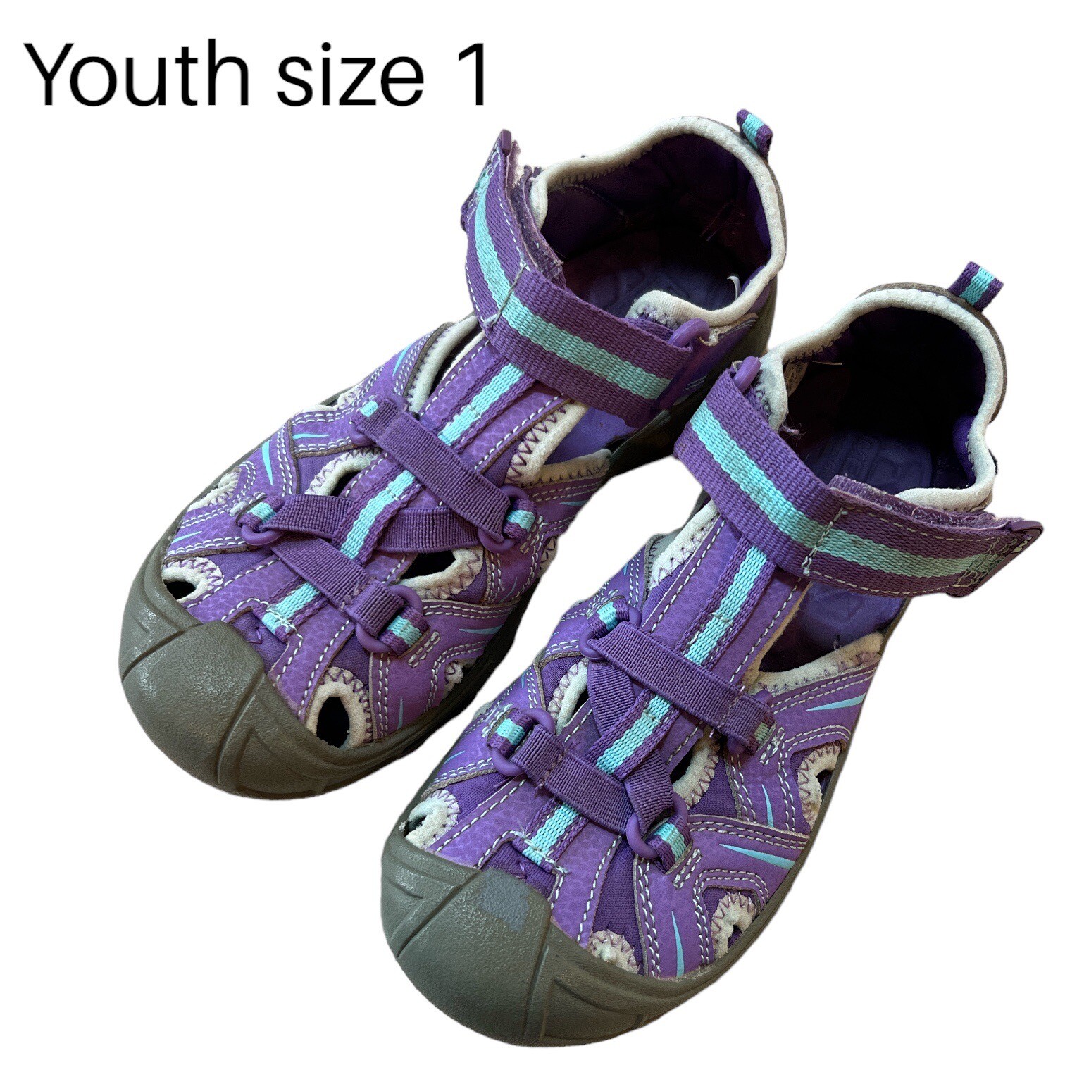 Scarpe da acqua Merrell Youth Hydro Hikers blu lavanda grigio sandalo giovani taglia 1