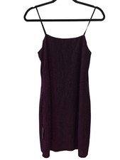Lulus Take Me Anywhere Late Night Party Purple Sparkly Bodycon Mini Dress NWT