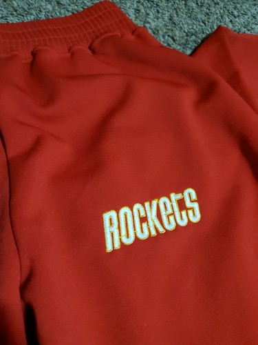 Vtg Rawlings Houston Rockets Warm Up Team Issued NBA Jersey Pants & Jacket Rare! - Picture 5 of 12