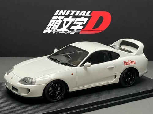 Onemodel 1/18 Toyota Supra JZA80 MK4 White Initial D Custom RedSuns JDM - Picture 2 of 9