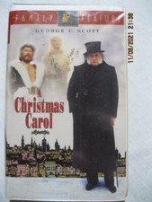 A Christmas Carol VHS George C. Scott Family Features Bah Humbug