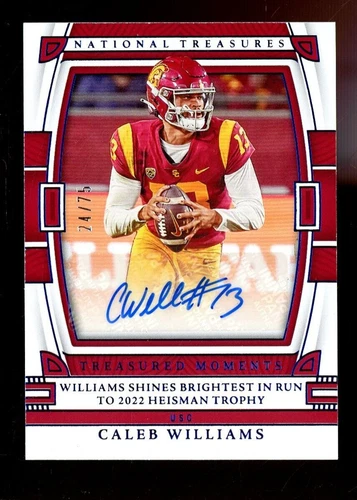 2023 Panini National Treasures Collegiate Caleb Williams #TM-6