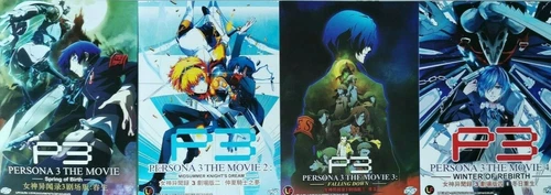 DVD Persona 3 The Movie 1,2,3 & 4 English Subtitle All Region FREESHIP (4movies)