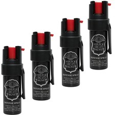 4 Police Magnum pepper spray .50oz pocket clip self defense security protection