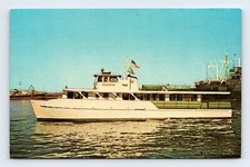 MV Sam Houston Flagship of Port of Houston Texas TX UNP Chrome Postcard M16