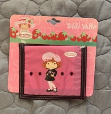 Strawberry Shortcake Pink Bifold Wallet Bandai SSC 2005 TCFC New