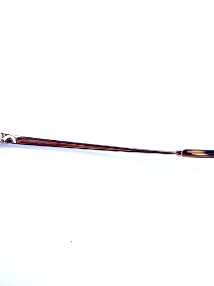 Gafas de sol Nicole Miller NY doradas tortuga metal aviador junto al mar C02 58 16 140 Foto 4 de 4