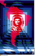 Political POSTER.CHE GUEVARA Latin America art.12.Revolution protest Art design