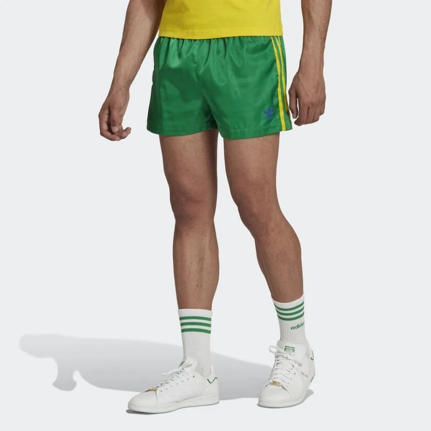Adidas shorts yellow sale