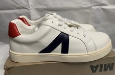 Mia Women's Casual Perry White Red Blue Medium Size 11 Sneaker Tennis New