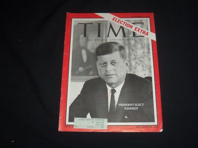 1960 NOVEMBER 16 TIME MAGAZINE - PRESIDENT-ELECT KENNEDY, ELECTION EXTRA- T 1770