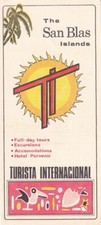 The San Blas Islands Turista Internacional Vintage Tourist Brochure Panama