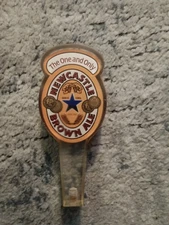 Tap Handle Vintage Acrylic New Castle Brown Ale Beer   7"