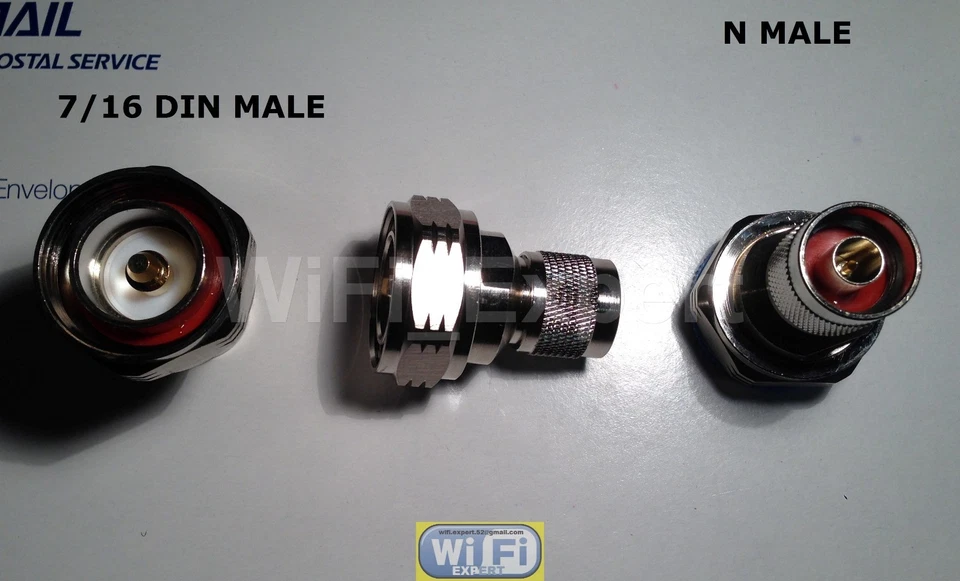 7/16 DIN male/female to Type N male/female 7/16 to 7/16 M/F adapter kit 7pc/set - Image 4 of 4
