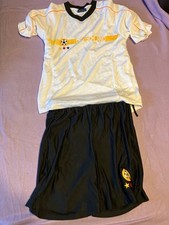 Donnay Fu&szlig;ball Hose Shorts T-Shirt Gr&ouml;&szlig;e 164 schwarz wei&szlig; Deutschland Trikot WM
