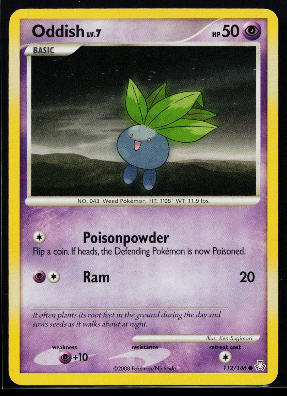 Oddish Common Legends Awakened 112/146 NM 370