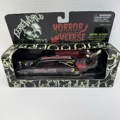 VINTAGE 1999 Eerie World Toys Horror Hearse "Bloodmobile" Spring Action Dracula - Image 1 of 2