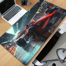 40 90cm1pc Racing Car Design Gaming Mouse Pad  Desk Mat - Non-Slip Rubber Base,