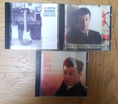 3x Buddy Holly CDs Rare & Unissued Something New, Buried Treasure, 11 Fifth Ave