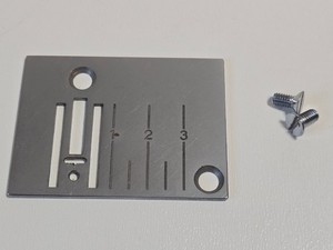 Stichplatte für Pfaff Hobbymatic 806 Nähmaschine inkl. Schrauben