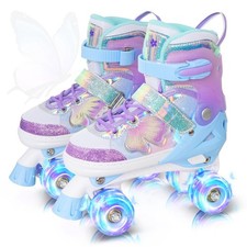 MammyGol Kids Roller Skates for Girls or Boys, Adjustable Roller Skates for C...