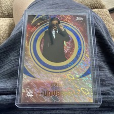 2025 Topps Wwe Universe Abla Fyre Blue Pulse /175