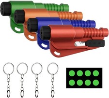 4-Piece Window Breaker & Seatbelt Cutter Car ...