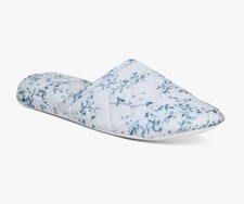 Charter Club Printed Quilted Slide Slippers Cherry Blossom