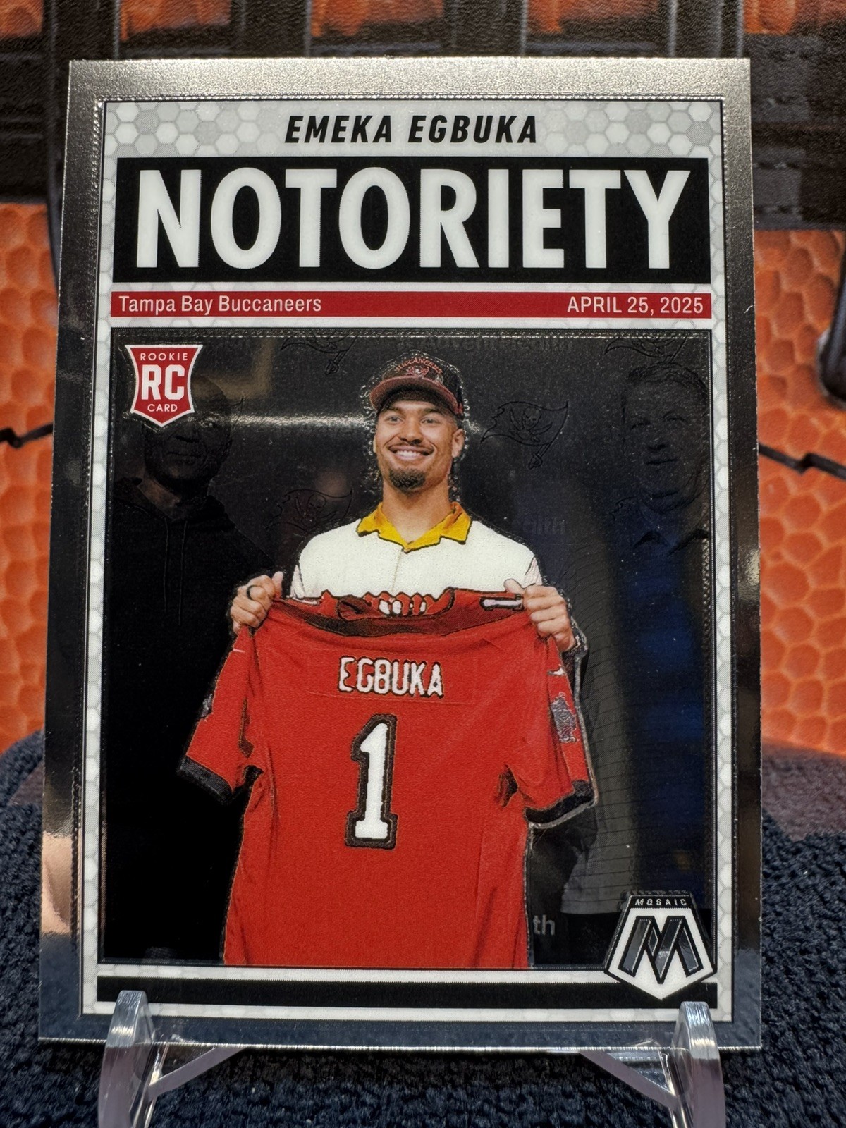 2025 Panini Mosaic - Notoriety Emeka Egbuka #16 (RC)