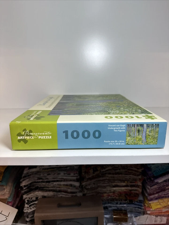 Van Gogh's: Undergrowth with Two Figures 1000 Piece Puzzle - Pomegranate NIB! - Image 3 of 4