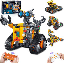 Robot Building Kit, App  Remote Control Robot Toys for Kids, 4 in 1 High-Tech R