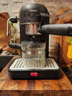 Krups 963 4-Cup Mini Espresso Maker - Black