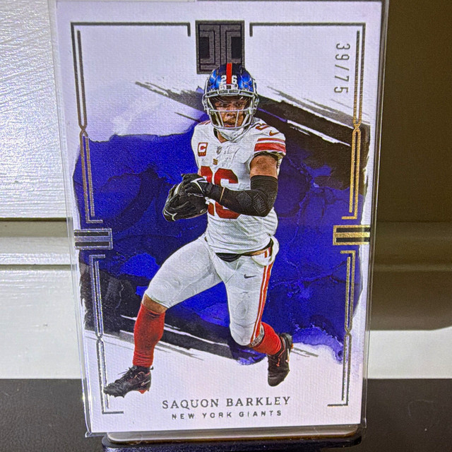 Panini 2023 Impeccable Saquon Barkley Giants #55 Base Set Serial /75