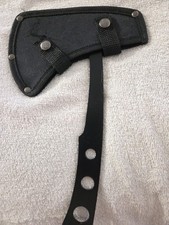 Throwing Axe Black Coated, 9.5 in With Snap-on Cover, Double Edge