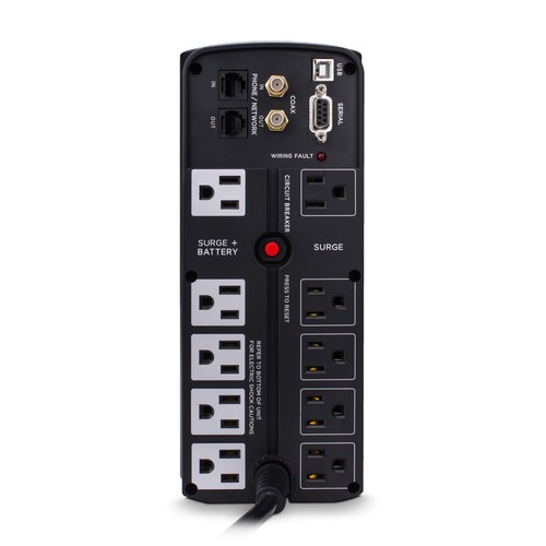 CyberPower CST135XLU-R 1350VA/810W AVR, LCD, USB 2.0 UPS - Certified Refurbished - Afbeelding 3 van 5
