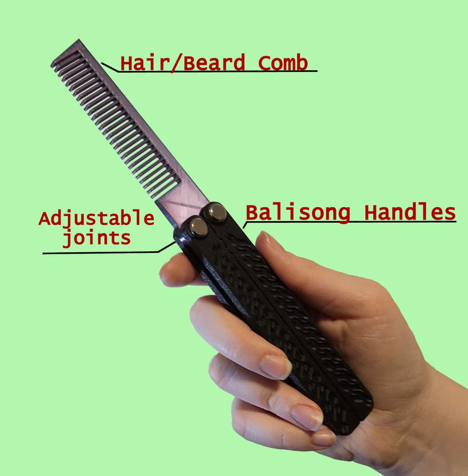 Bali-Song расческа Fidget игрушка/бабочка нож тренер - Изображение 2 из 4