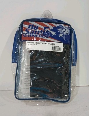 Desantis 061BJG1Z0 Option 4 Nylon Belly Band Holster | Ambi | Sz: SMALL (24-28'')