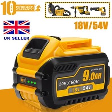 9.0Ah Battery For Dewalt 18V / 54V Li-Ion XR FLEXVOLT DCB547 DCB546-XJ DCB609 UK