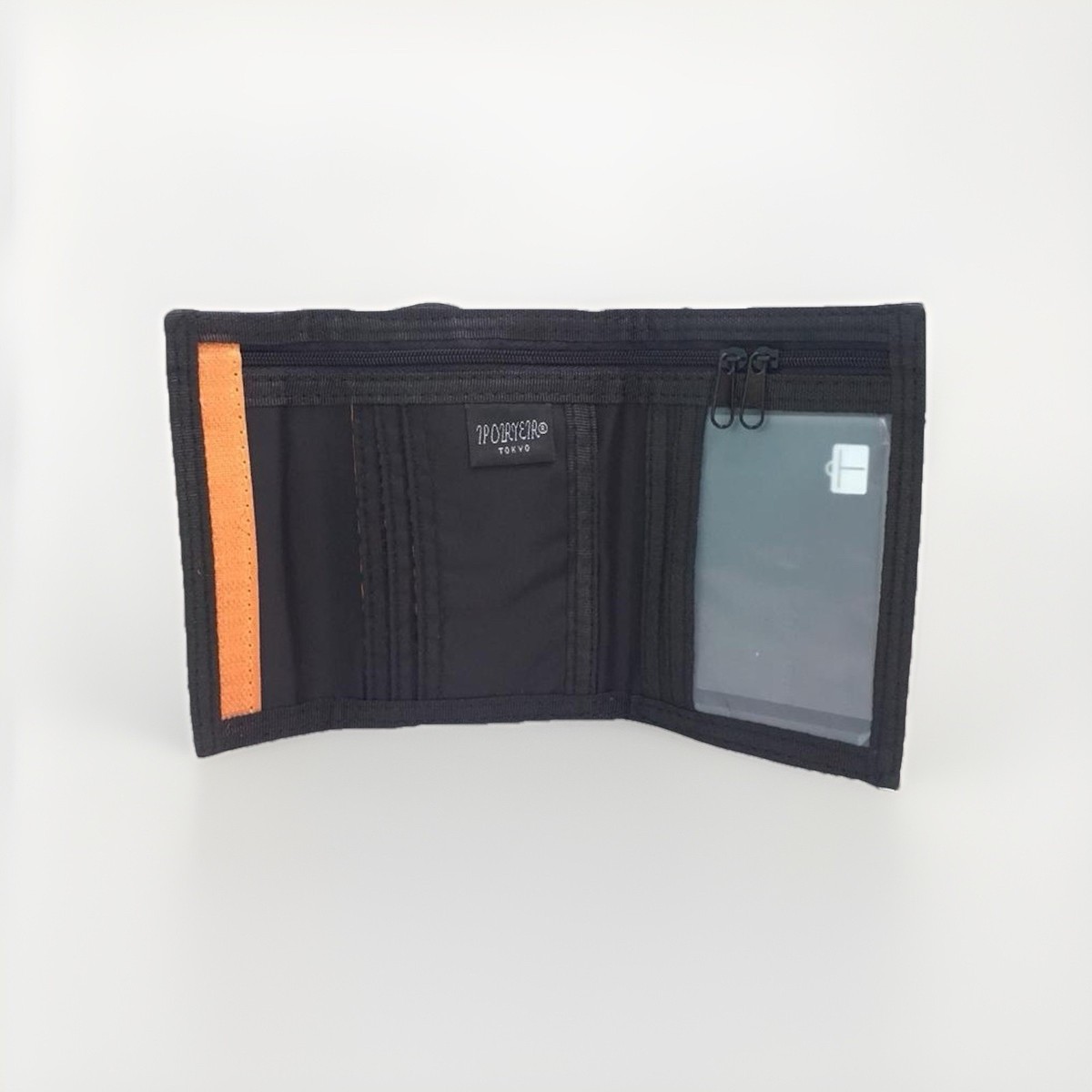 Head Porter Yoshida Co 1st Generation Capsule Trifold Wallet Black