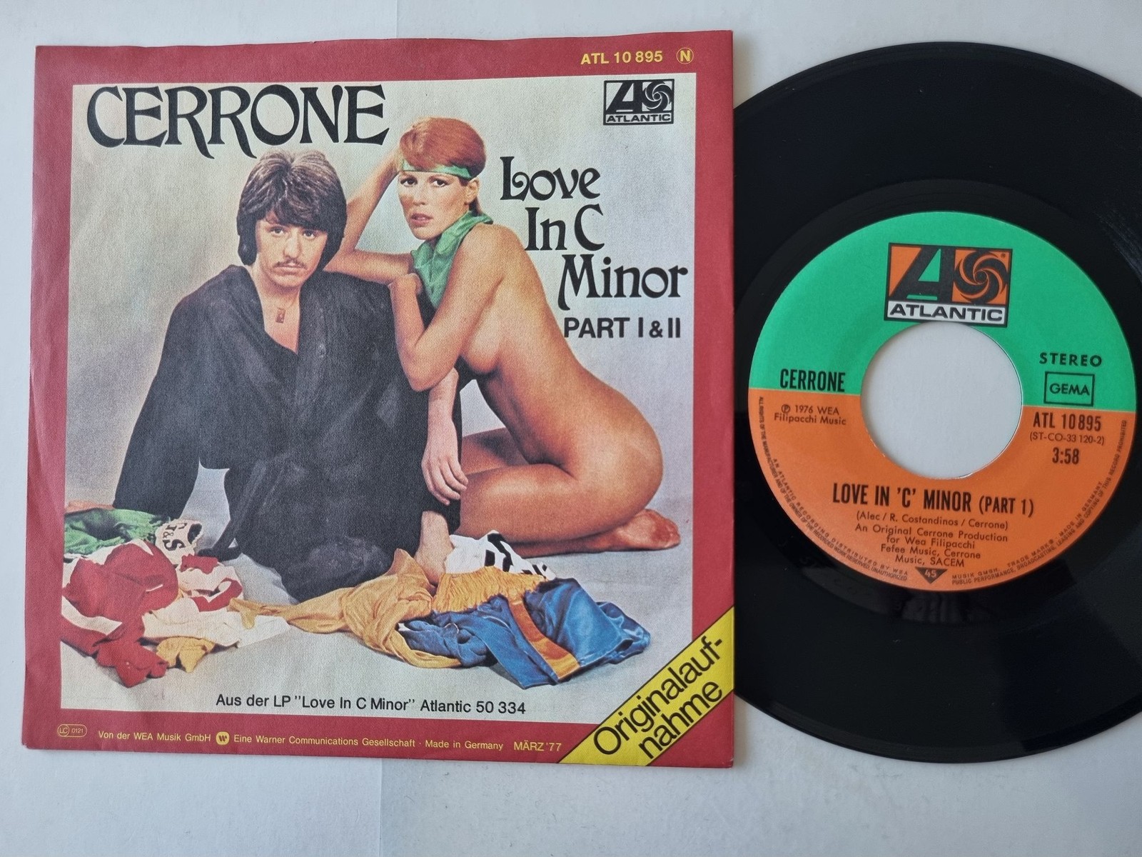 Cerrone - Love In 'C' Minor 7'' Vinyl Germany