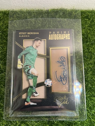 2016-17 Panini Black Gold Soccer Etrit Berisha Albania Autograph FIFA #365