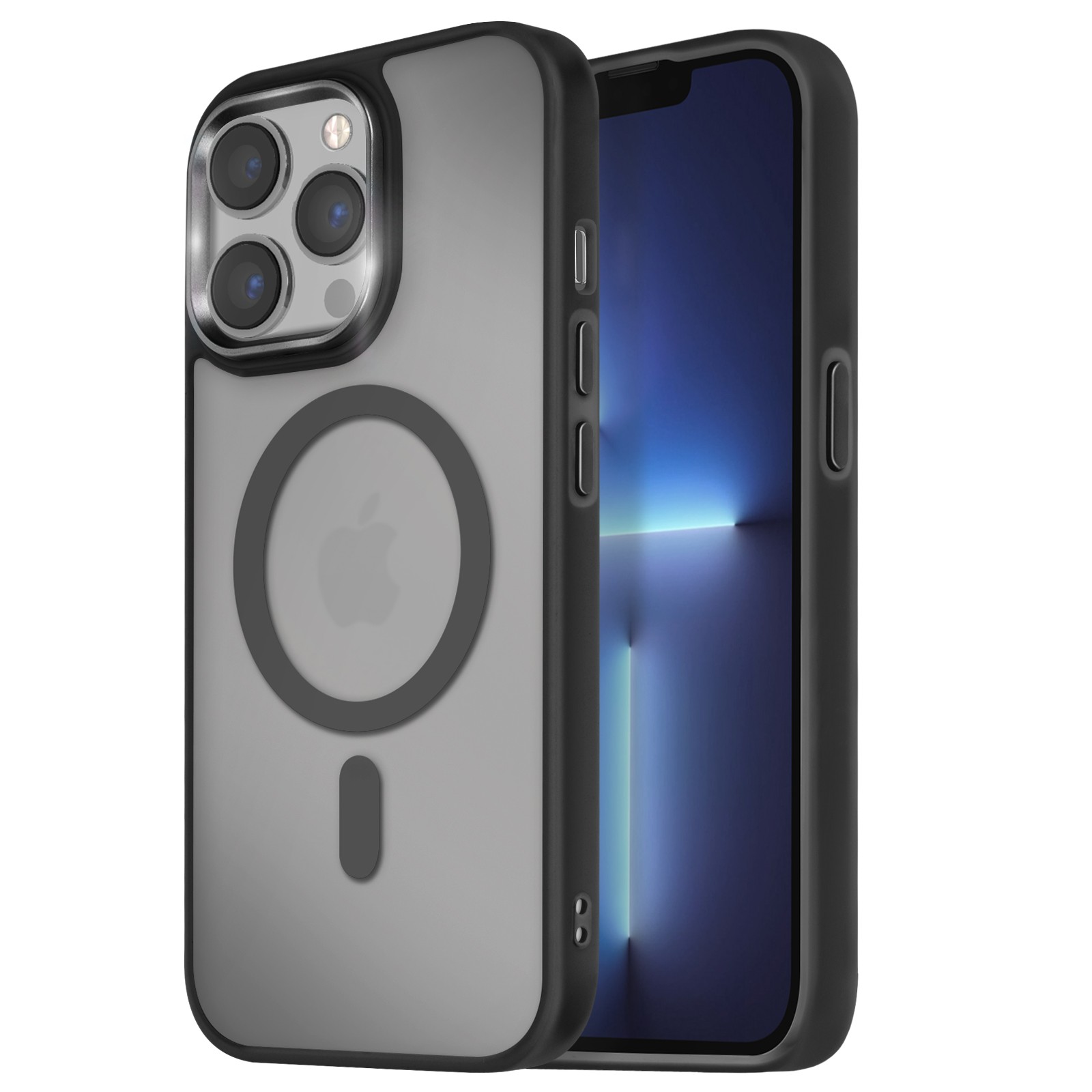 Coque iPhone 13 Pro Max dos dépoli et antichoc Grosty Surround pour le quotidien