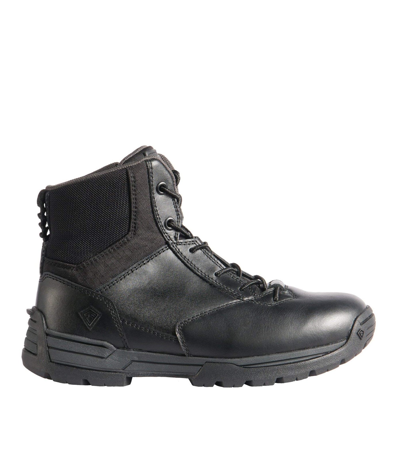 First Tactical Women’s 6" Side Zip Duty Boot – Black Leather/Nylon, Size US 8.5 image 4