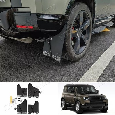 For Land Rover Defender 90 110 130 20-26 Mud Flaps Rubber Splash Guards Off-Road