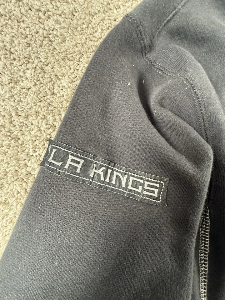 Sudadera con capucha vintage de Los Angeles Kings para hombre 2XL negra hockey ropa de calle sudadera Foto 4 de 4
