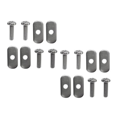 Lanlebig Kajak Schienen Set 8 S?tze 304 Edelstahl Ersatz-Kit M6 M6*20 Mm